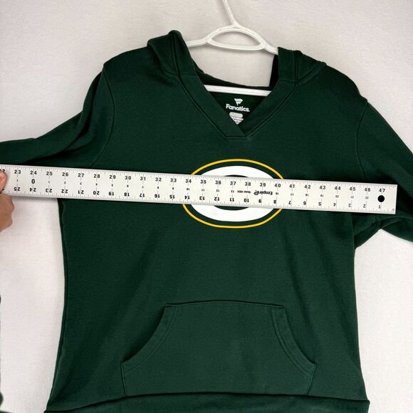 Fanatics Green Bay Packers V-neck Sweatshirt Womens Size XL - Picture 9 of 9